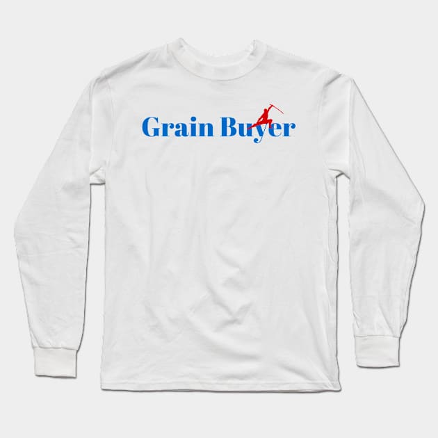 Master Grain Buyer Ninja Long Sleeve T-Shirt by ArtDesignDE